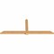Ekena Millwork Eugene Smooth Timber Gable Bracket, Western Red Cedar, 108"W x 40"H x 3 1/2"D x 5 1/2"F, 9/12 Pitch GBW108X40X0406EUG00SWR - alternate 2